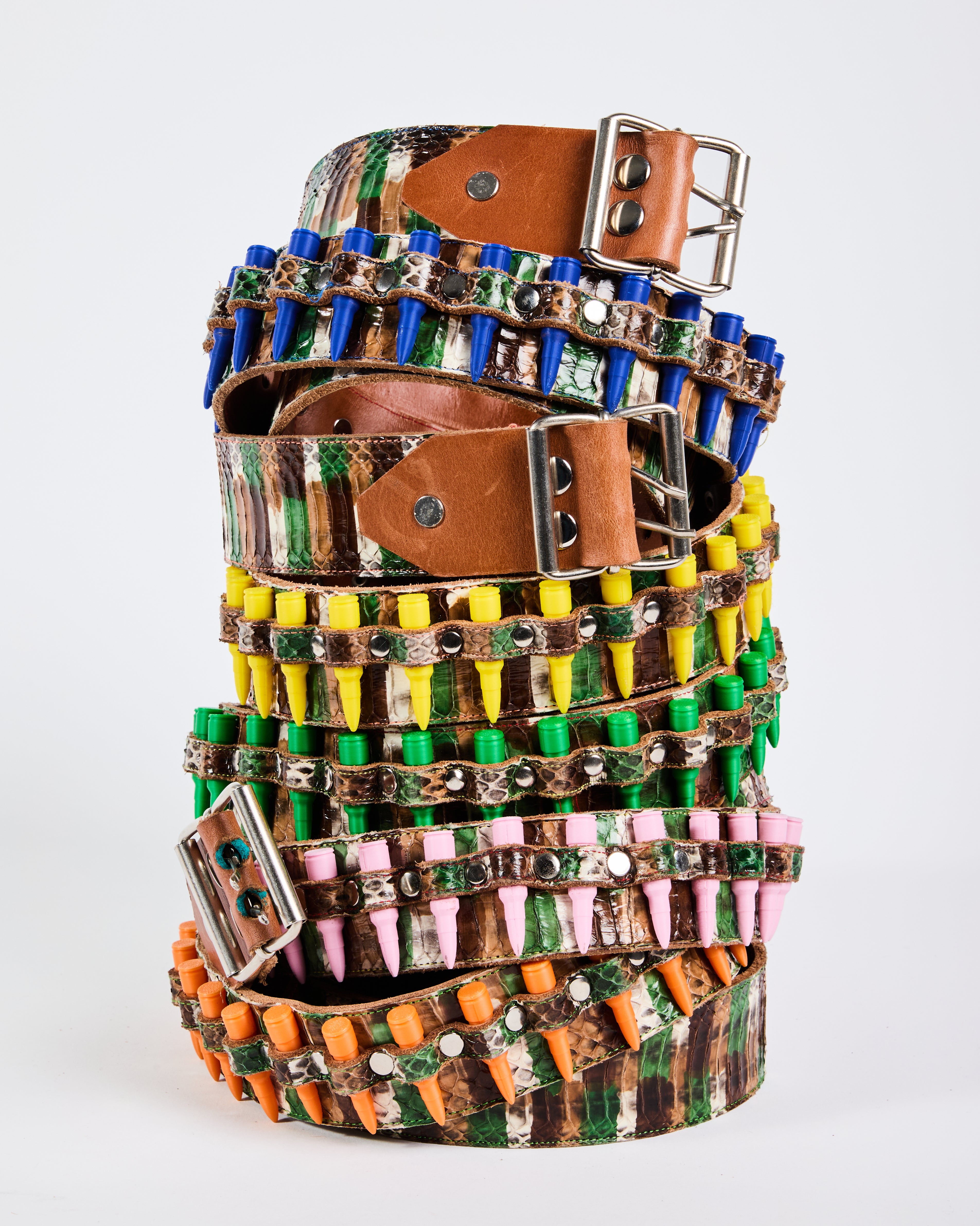 RED MILITIA BELT